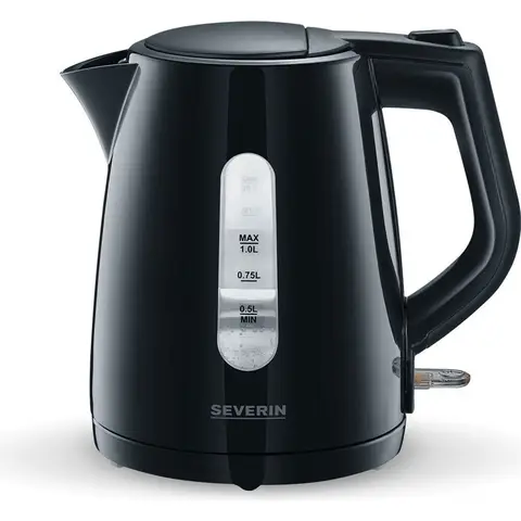 Severin kettle, 2200 W, 1 l removable element, black