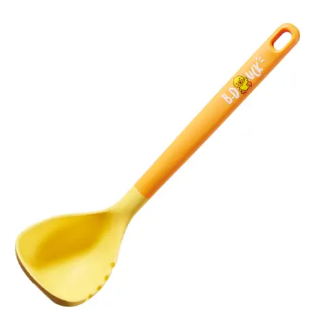 COOKER KING× B.Duck Einzelnes kleines Gummienten-antihafte Silikon-Schaufel-Pfannenwender hitzebeständiges Haushaltsgerät-Set