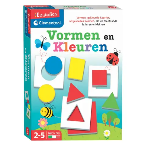 Clementoni educatief spel vormen & kleuren - 16 stuks, 27,6 x 20,3 cm