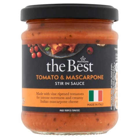 Morrisons The Best Tomato & Mascarpone Stir Through Pasta Sauce 190g