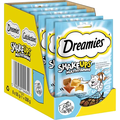 Dreamies ShakeUps Seafood Festival 6 x 55 g