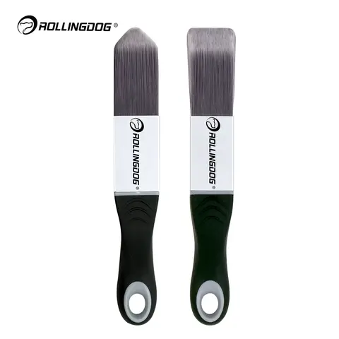 ROLLINGDOG Detailpinsel-Set, 2-teiliges Set mit feinen Detailpinseln, für präzises Reinigen, Malen, Basteln, Kunst und Modellierung, professioneller Einsatz, hohe Kontrolle