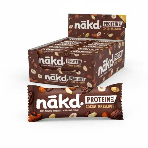 Nakd Cocoa Hazelnut Protein Bar 16 x 45g
