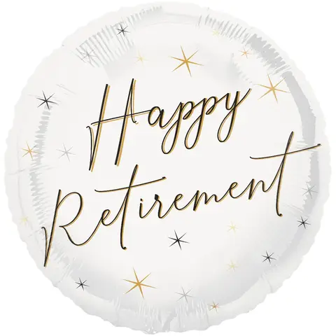 Unique Happy Retirement Foil Balloon, 45cm