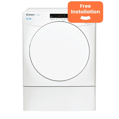 CANDY CSE V9DF-80 Smart Vented Tumble Dryer 9kg - White - C Rated