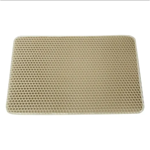 EVA Kattenbakmat - Dubbellaags filter, afwasbaar - Grijs, 60 x 45cm