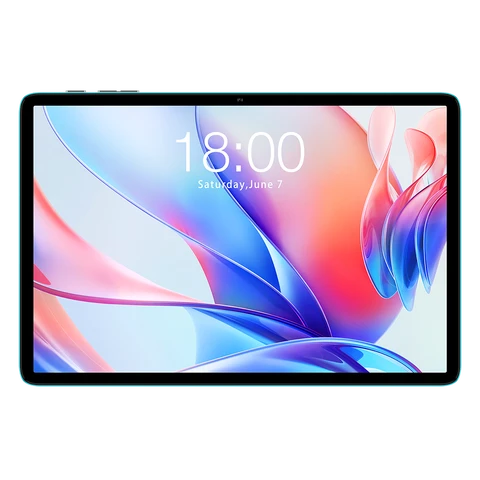 Teclast P30 New Tablet — Android 16, 10.1-inch IPS display with 1280×800 resolution, T7200 octa-core processor, 4GB RAM + 128GB storage, WiFi connectivity, 6000mAh battery with Type-C charging, dual HD cameras (5MP rear + 2MP front). 