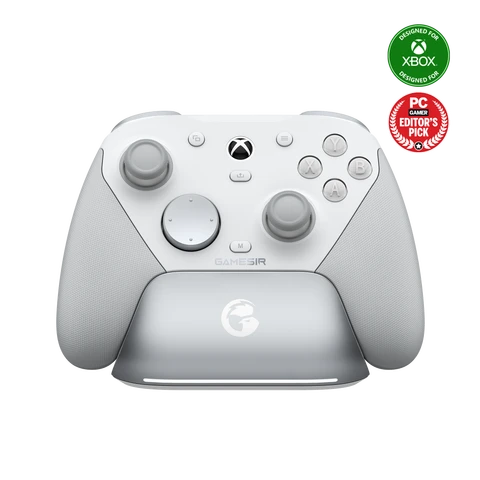 GameSir G7 Pro Tri-Mode Xbox Wired, PC & Mobile Wireless Controller - Mech White for Xbox Series X|S, Xbox One, PC, Android, Steam