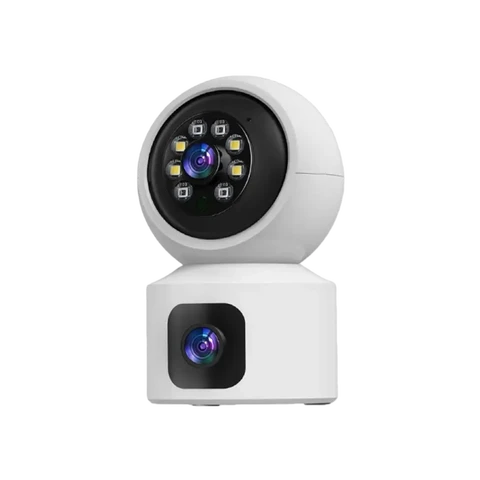  JUANCLOUD Caméra de sécurité intérieure à double objectif