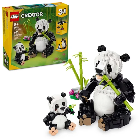 LEGO Creator 31165 3 in 1 Wild Animals: Panda Family