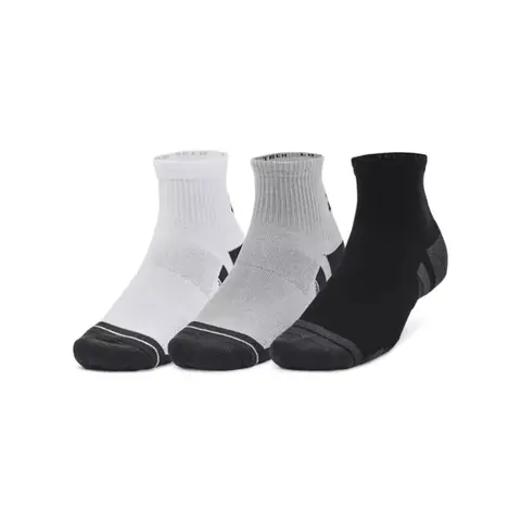 Under Armour Performance Tech Unisex 3-Pack Quarter Socks - Mod Gray