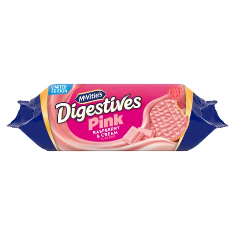 McVitie's Pink Raspberry & Cream Digestives 232g