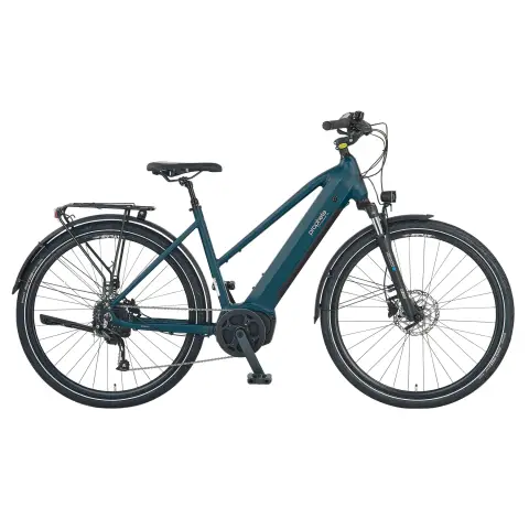 Prophete Entdecker 3.0 Trekking E-Bike 28 Zoll - 360 Wh - Integrierte Batterie - Mittelmotor - 9-Gang Schaltwerk - HDY Scheibenbremse