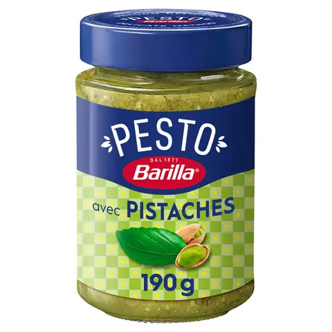 Barilla Sauce au pistou pistache et basilic 190 g