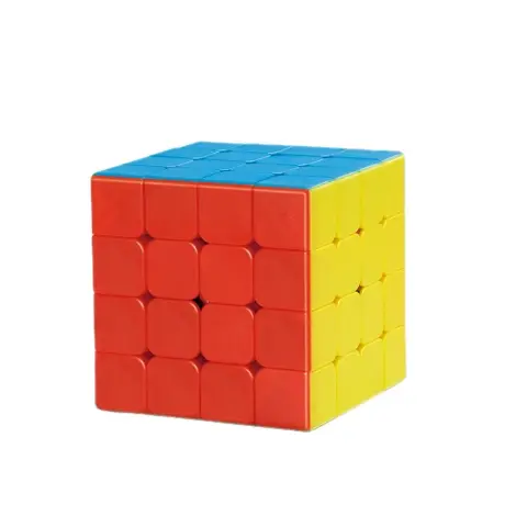 4x4 Master Cube, Stickerless Design in Einfarbig, Fortgeschrittener ABS Speed-Puzzle