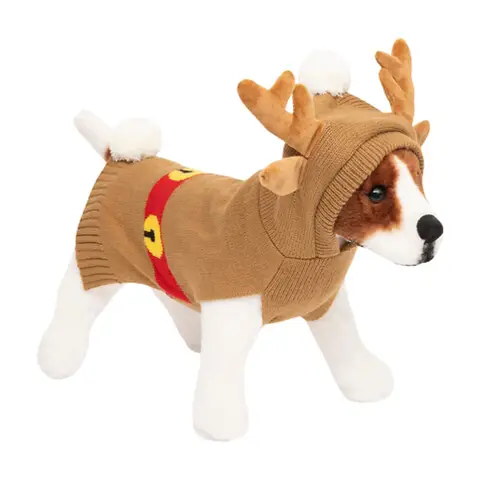 Atmosphera Weihnachts-Hundepullover Rentier-Kostüm - 3 Größen