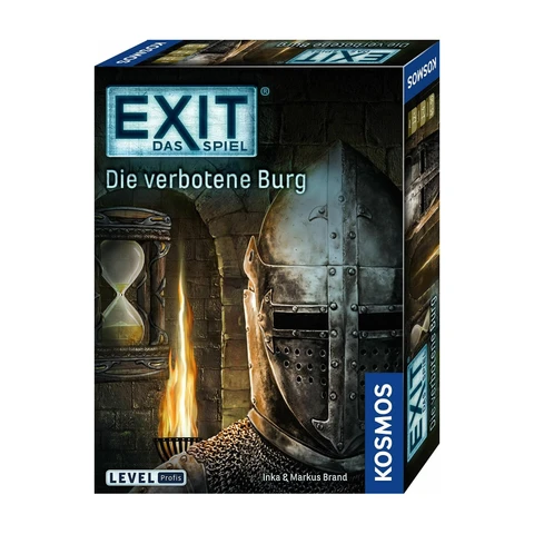 KOSMOS 692872 EXIT - Das Spiel - Die verbotene Burg, Level: Profis, Escape Room Spiel, EXIT Game für 1-4 Spieler ab 12 Jahre, EIN einmaliges Gesellschaftsspiel