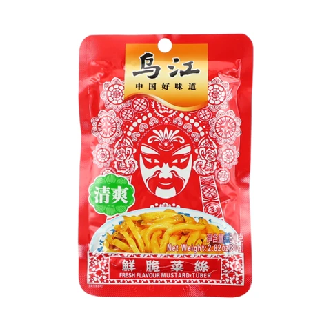 WUJIANG Senfknollen, frischer Geschmack, 80 g/Packung