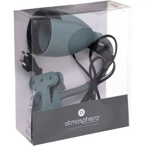 Atmosphera Sily Clamp Lampe Silikon Jade Grün H43 cm