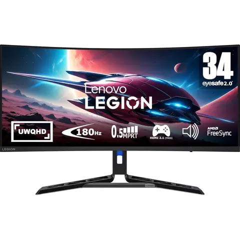 Lenovo R34w-30 34" Gaming Monitor - UWQHD