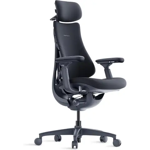 LIBERNOVO Omni Chaise ergonomique dynamique noir minuit - 48 cm 