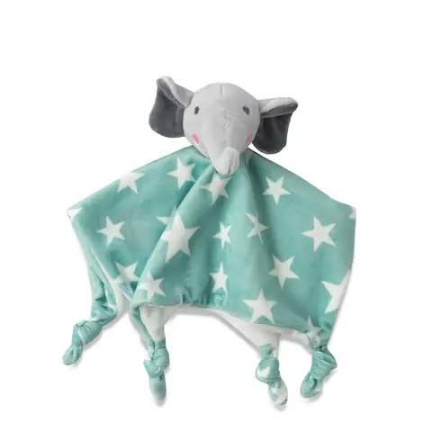 The Little Linen Company Lovie/Comforter Elephant Star