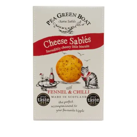 Pea Green Boat - Fennel & Chilli Cheese Sablés - 80g