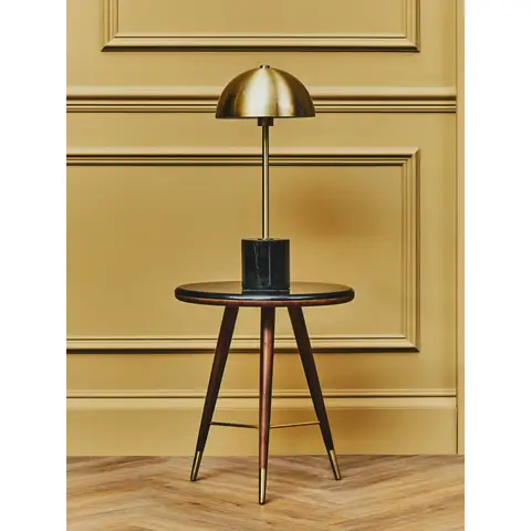 Fifty Five South Table Lamp Murdoch Marble Black/Gold 56cm