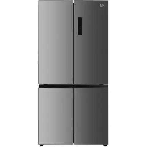 Beko MultiDoor Kühl-/Gefrierkombination, D, 39 dBA (C), 466l, NoFrost, Multifunktionsdisplay, HarvestFresh, Metall-Innenrückwand, 180,0x79,0x73,0cm; Edelstahllook