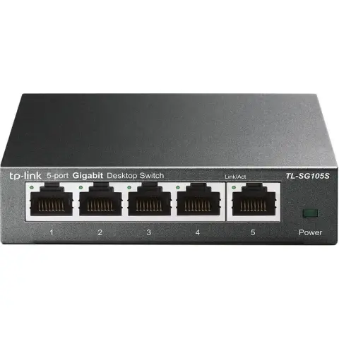 TP-Link TL-SG105S netwerk-switch Unmanaged Gigabit Ethernet (10/100/1000) Zwart