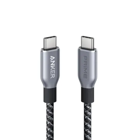 Anker Prime Câble USB C vers USB C, 240W Câble USB C Recharge Rapide, Nylon Tressé Upcyclé Haute Durabilité, câble USB 2.0 pour iPhone 16/16 Pro/16 Pro Max/16 Plus, MacBook, iPad, Galaxy S24 (0,9m)
