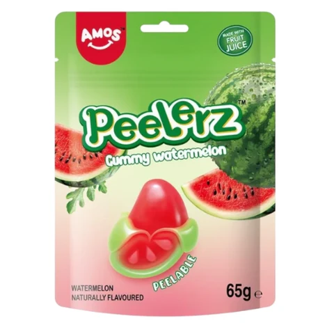 Amos Peelerz Gummy Watermelon 65g
