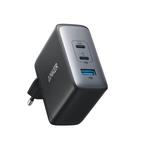 Anker 736 Chargeur USB C 100 W (Nano II), Rapide Compact 3 Ports pour MacBook Pro/Air, Google Pixelbook, ThinkPad, Dell XPS, iPad, Galaxy S23/S22, iPhone 16/16 Plus/16 Pro Max/15/14/13, et Autres