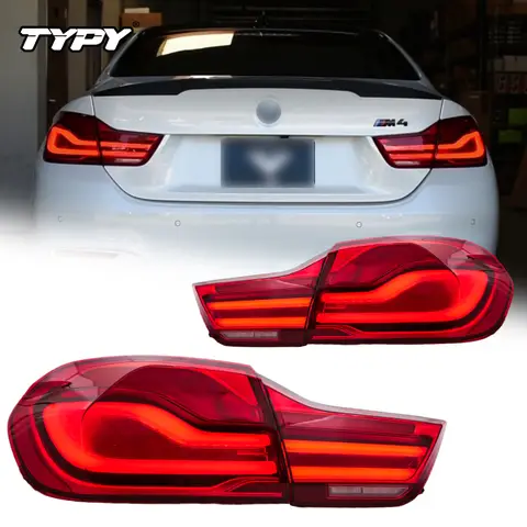 TYPY New LED Taillight Upgrade Modified Full Tail Lamp Car Accessories For BMW 4 Sreies F32 2013-2020 Dynamic Turn Signals