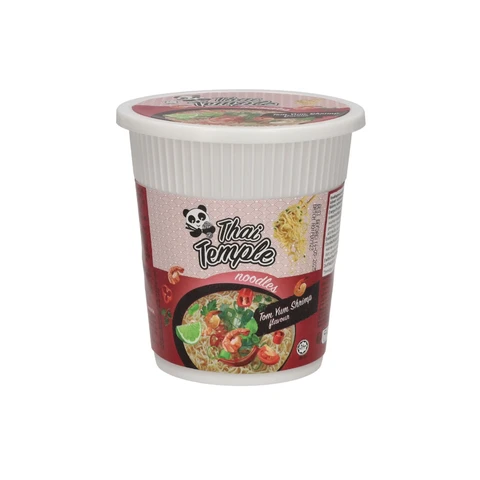 Thai Temple Panda Nudeln Tom Yum Garnelen Geschmack Becher _ 24 x 60 g