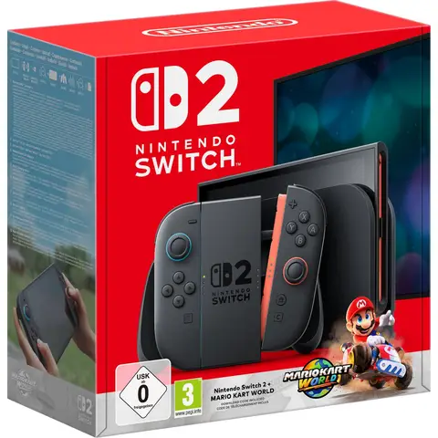 Nintendo Switch 2 Zwart & Mario Kart World