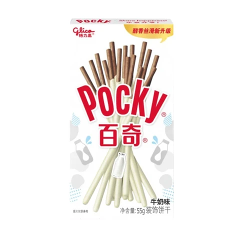 Glico Pocky bâtonnets de biscuit saveur lait 55 g