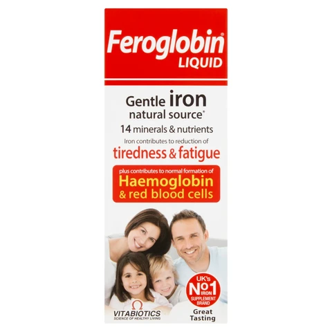 Vitabiotics Feroglobin Daily Wellness Support Liquid - 200ml
