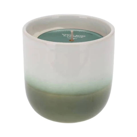 Geurkaars in keramische pot 9cm