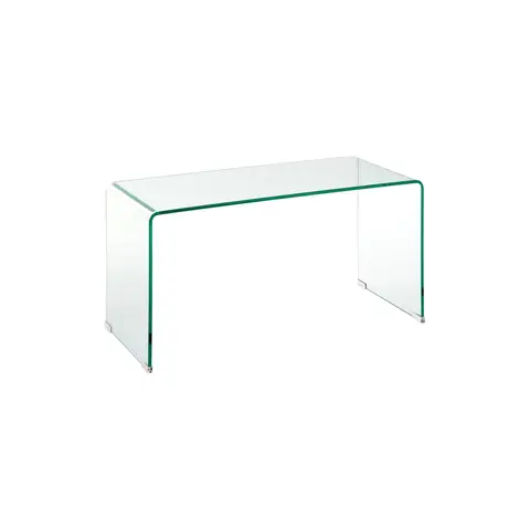 Interiors by Premier Coffee Table Matrix Curved Glass Clear