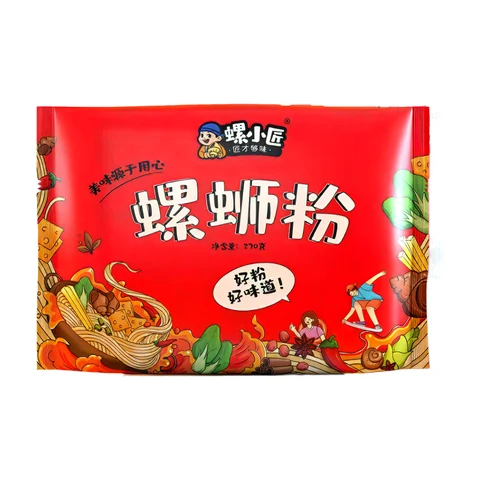 Luo Xiaojiang Nouilles de Coquillages Épicées - Épice Piquante 270g