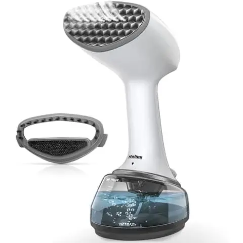 Rolipo Hand-Dampfbügeleisen für Kleidung, 1200 W, mit großem 360-ml-Wassertank, schneller Faltenentferner, tragbar, ideal für Zuhause, Büro und Reise, Weiß, Jahresanfangs-Angebot, Top-Geschenkideen