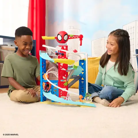 Jazwares MARVEL Spidey and His Amazing Friends Dual Track Zip Line Race Set