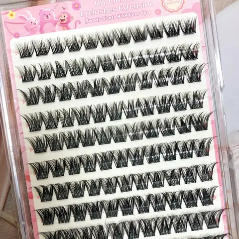 MeoMagic 10rows-120pcs Pre-Glued Lash Kit with Tweezers-WM10