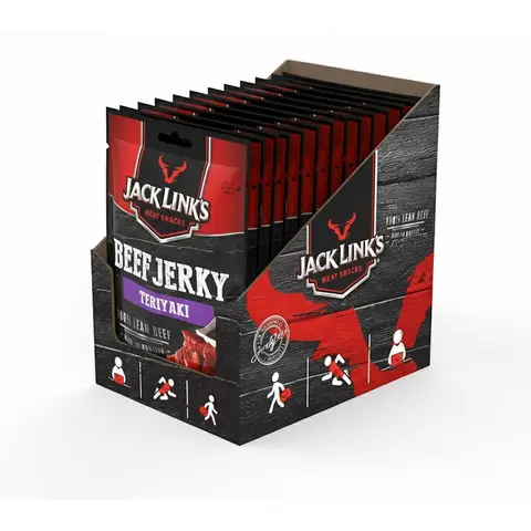 Jack Link's Beef Jerky Teriyaki Flavour 12 x 25g
