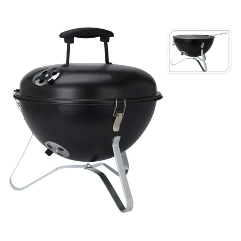Grill 37CM GS TÜV schwarz