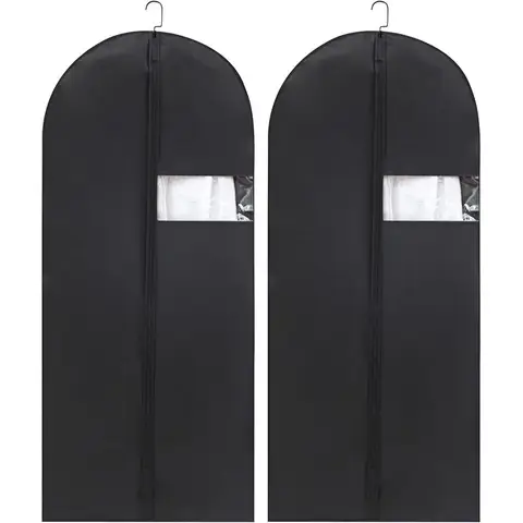 ANQI Garment Bags， 120 x 60 cm，  Garment Cover for Suit， Pack of 5, New Year Sale , Top gift picks