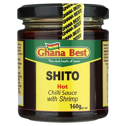 Ghana Best Shito Hot Chili Sauce with Shrimp 250g