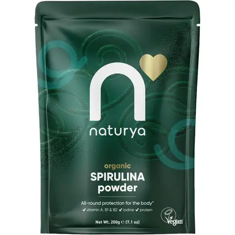 Naturya Organic Spirulina Daily Wellness Support Powder - 200g