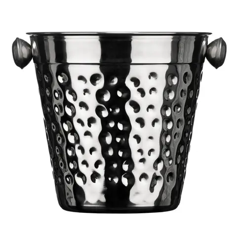 Maison by Premier Hammered Effect Stainless Steel Ice Bucket